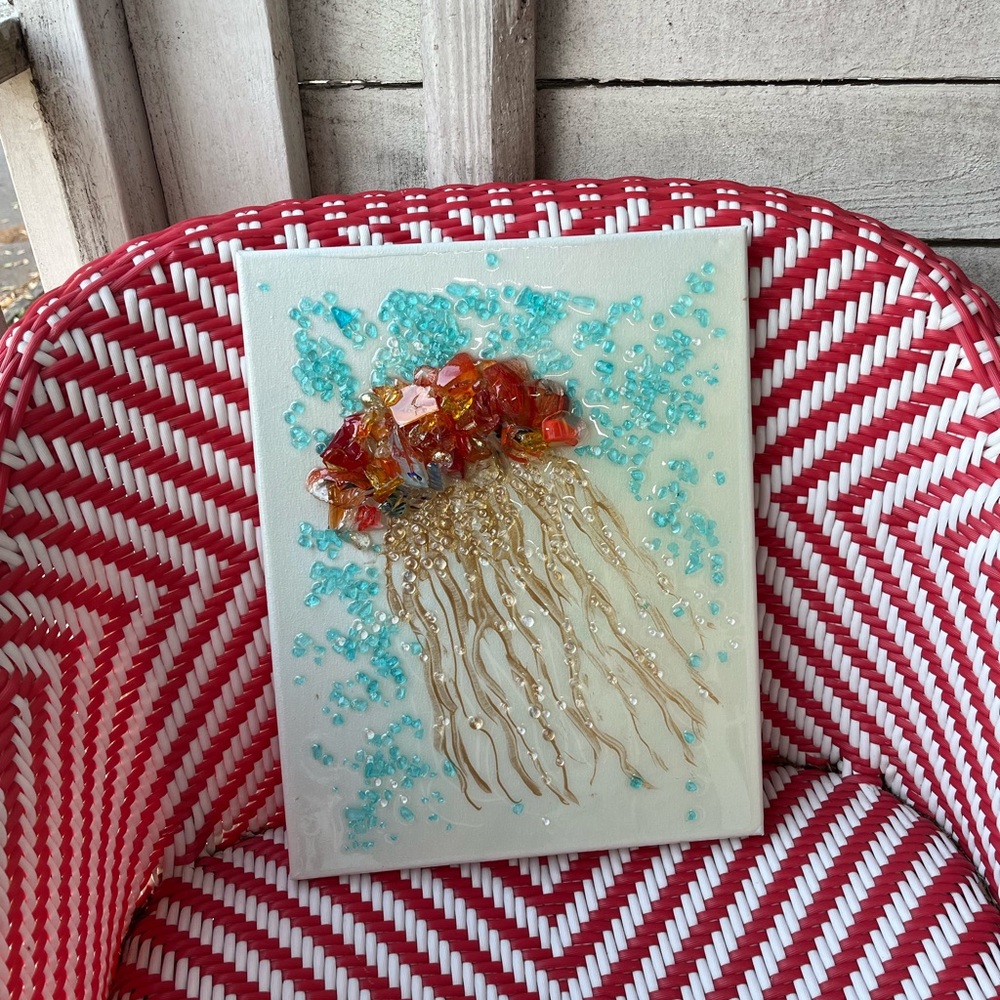 Handmade Jellyfish Wall Art